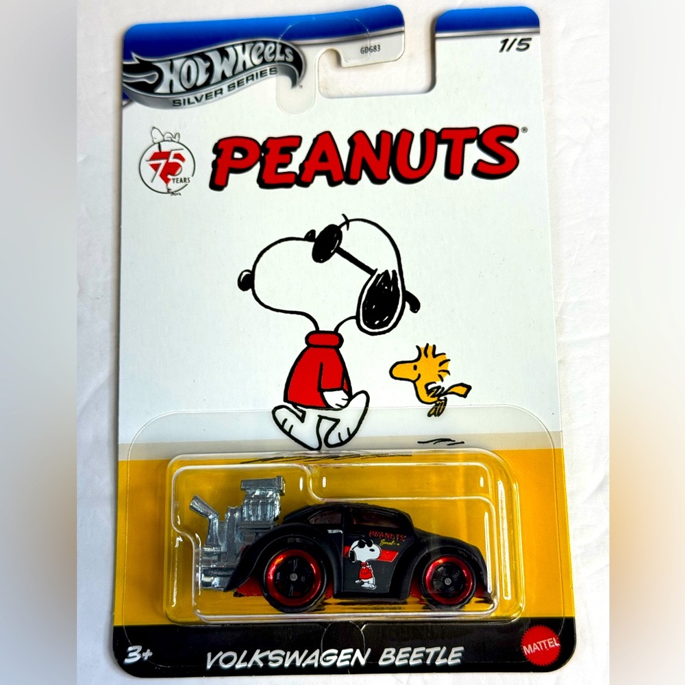 Hot Wheels Silver Series ***PEANUTS*** VOLKSWAGEN BEETLE 1/5